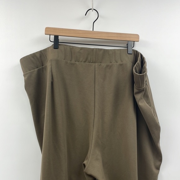 Universal Standard Pintuck Ponte Knit High Rise Elastic Waist Skinny Trouser 30 - Picture 7 of 10